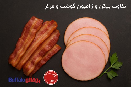 تفاوت بیکن و ژامبون گوشت و مرغ، طعم، بافت، قیمت و بهترین برندها در ایران