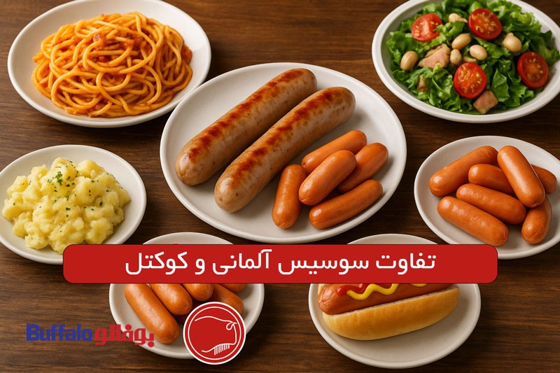 تفاوت سوسیس آلمانی و کوکتل